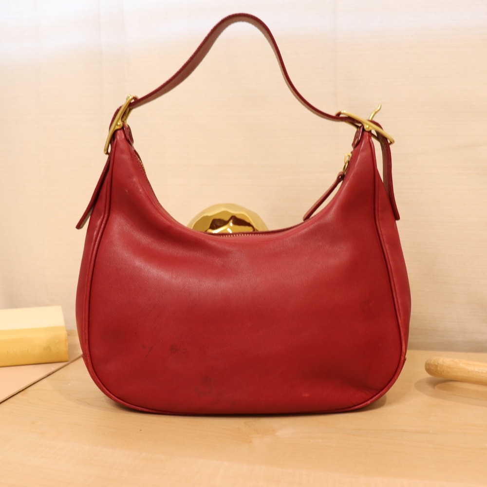 COACH Red Vintage Legacy West Hobo‎ Shoulder Bag